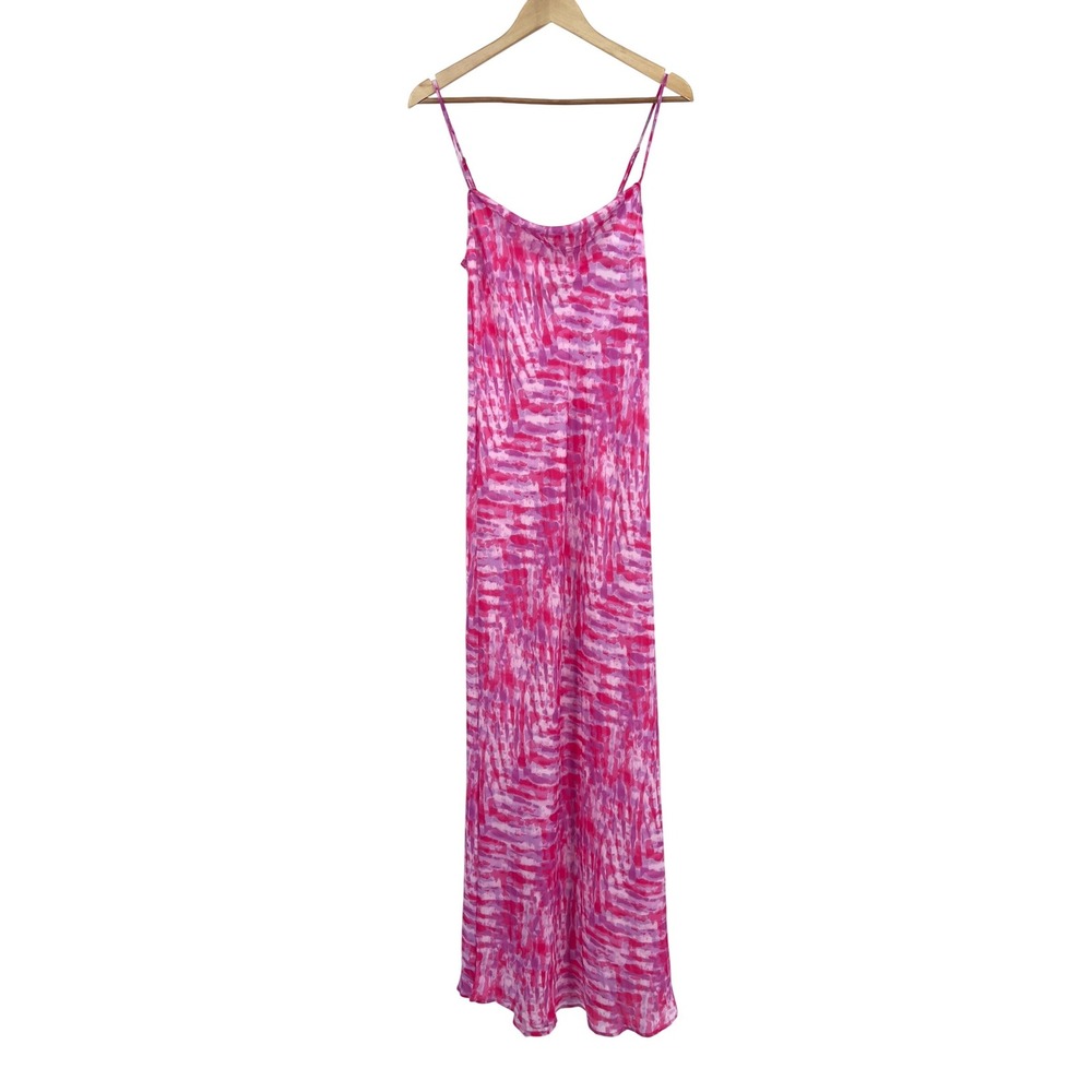 NWT Skatie Venice Swim Cover Up Maxi Dress Abstract‎ Tie Dye Beach Resort M